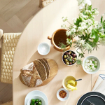 Раздвижной стол - IKEA SKANSNÄS/SKANSNAS, 115/170х75 см, СКАНСЭС ИКЕА, светло-коричневый