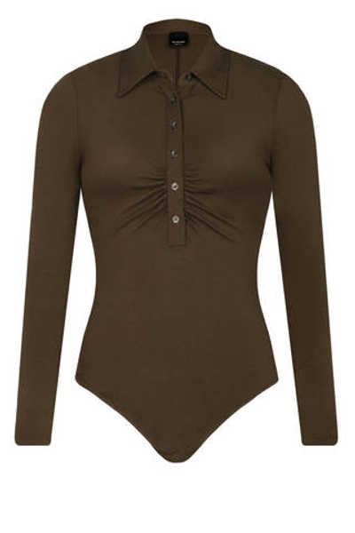 Боди Pinko - коричневый(104478 A29B)