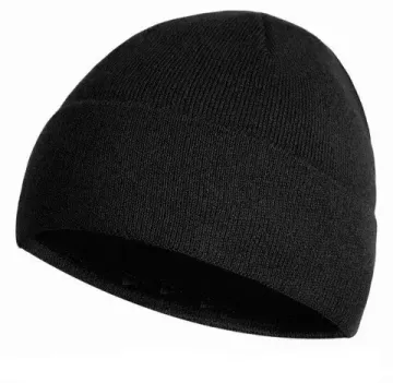 Шапка трикотажная двухслойная п/ш с флисом