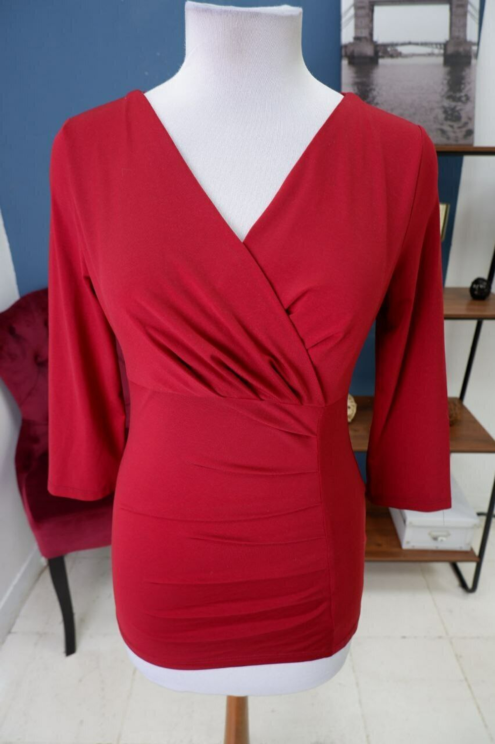 Блузка Acasta бордо 46 размер