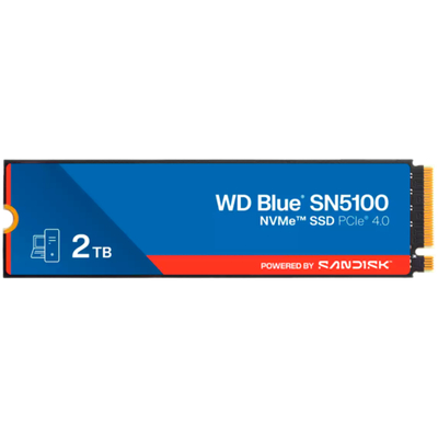 SSD POWERED BY SANDISK  Blue SN5100 2TB M.2 2280 PCIe Gen4 x4 NVMe QLC 3D