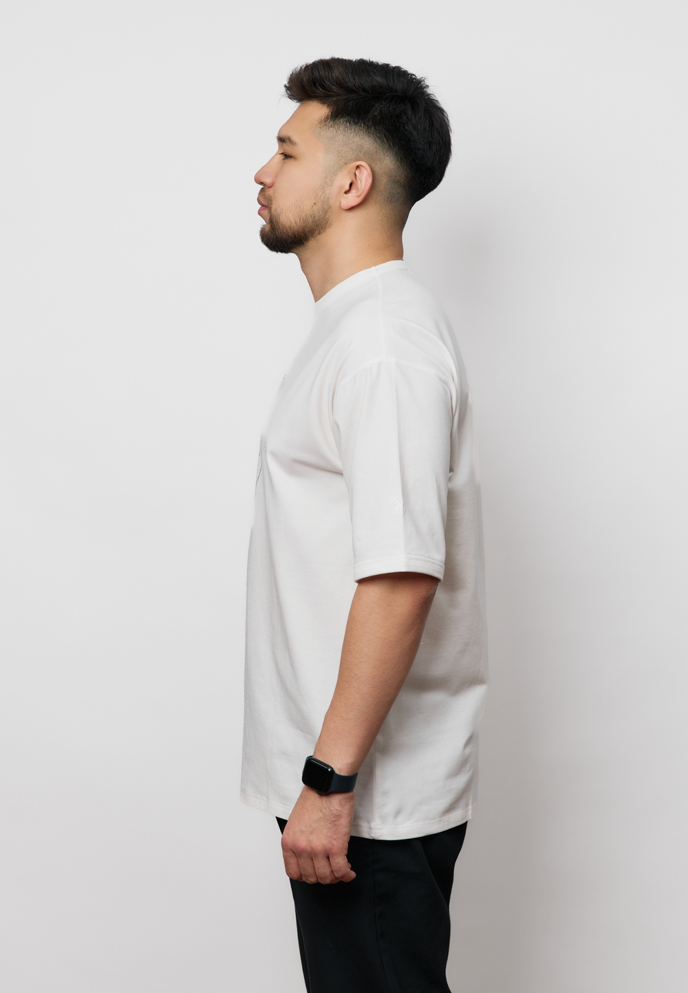 Футболка оверсайз SHANYRAQ OFF-WHITE