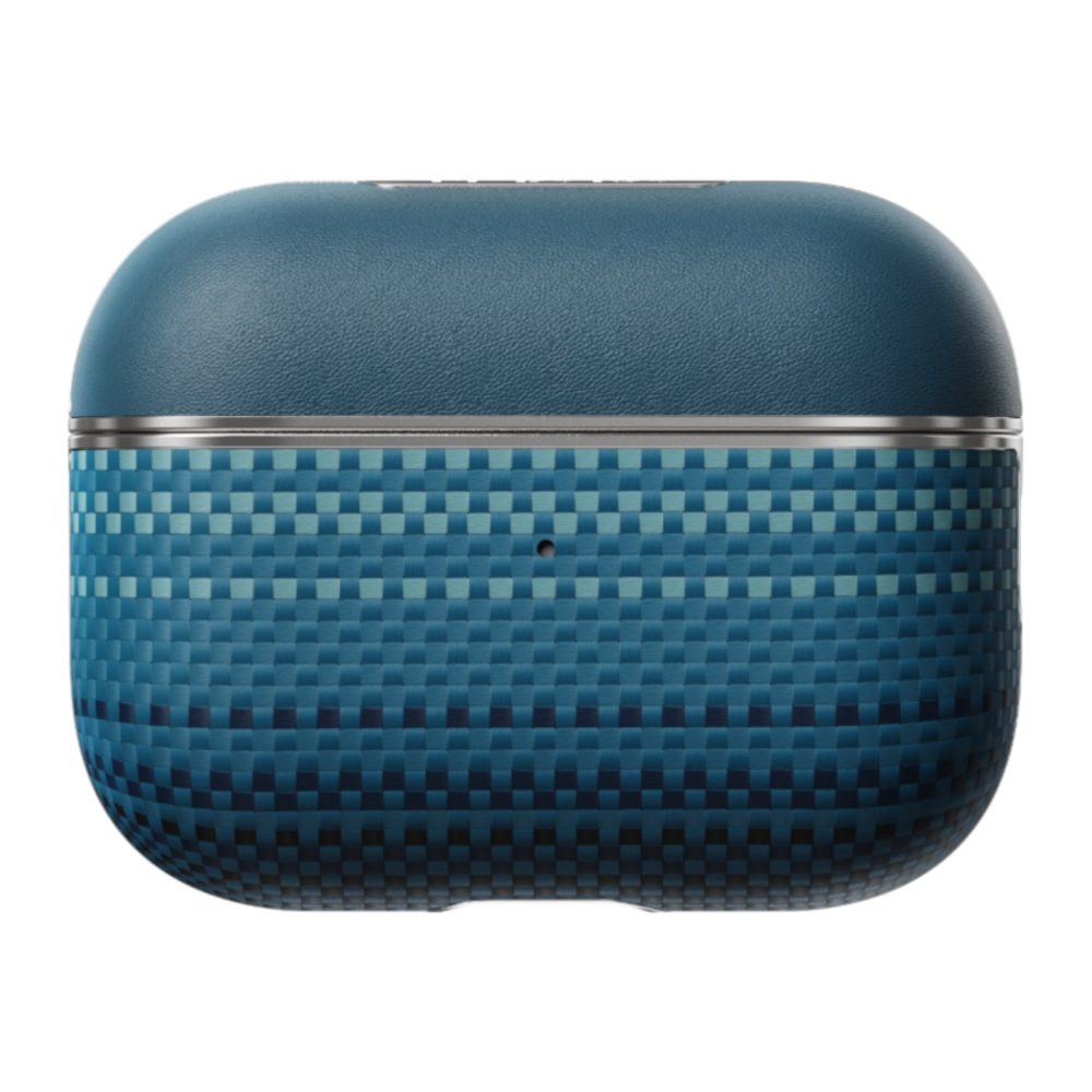 Арамидный чехол MagSafe PITAKA MagEZ Case для AirPods Pro 2 Тонкий гибридный чехол из арамидного волокна и полиуретановой кожи