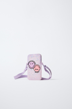 ZARA ПРОРЕЗИНЕННЫЙ ЧЕХОЛ ДЛЯ МОБИЛЬНОГО ТЕЛЕФОНА SMILEYWORLD ®, РОЗОВЫЙ