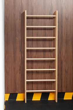 Деревянная шведская стенка (стойка - сосна, поручень 800 мм - береза)