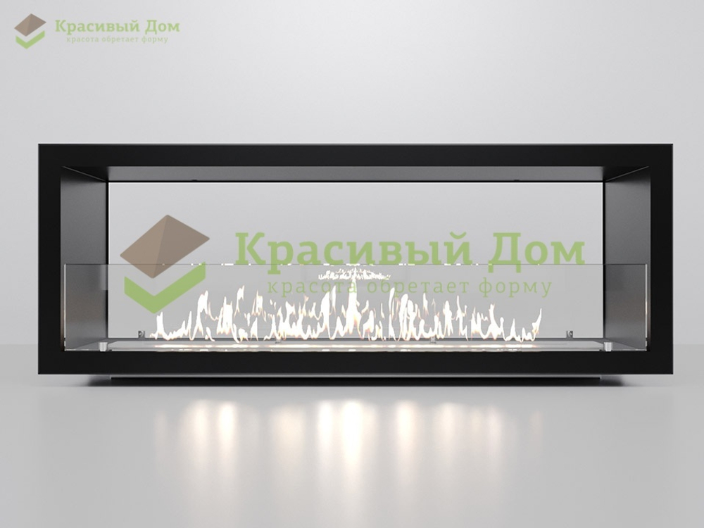 Сквозной биокамин 1000