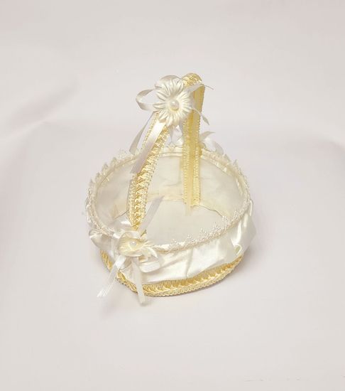 Корзинка свадебная, синяя