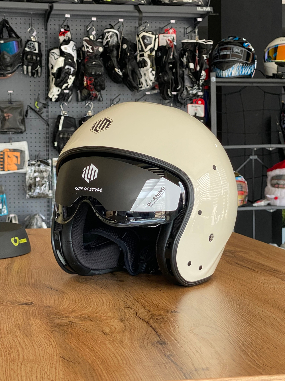Мотошлем ILM MO310P Matte Black