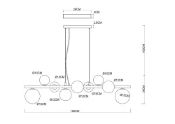 Подвесная люстра Arte Lamp GEMINI