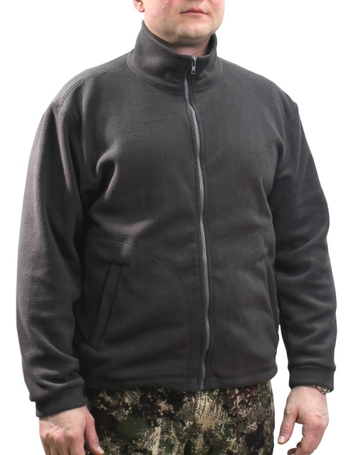 Толстовка флисовая Серая