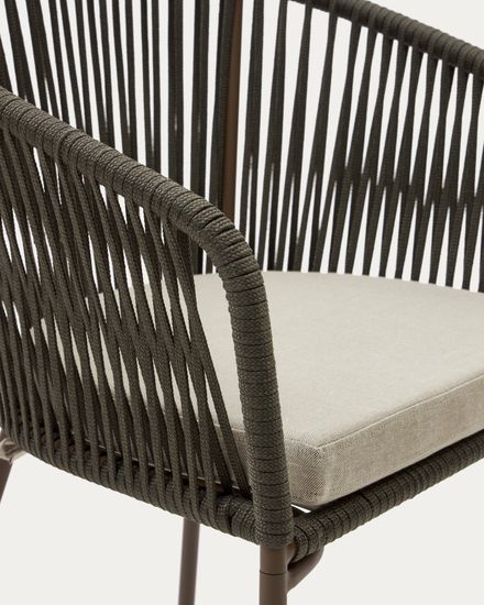 Стул Yanet из зеленой веревки Испания La Forma