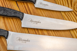 🏆Кухонный нож Alexander M N690 Carbon