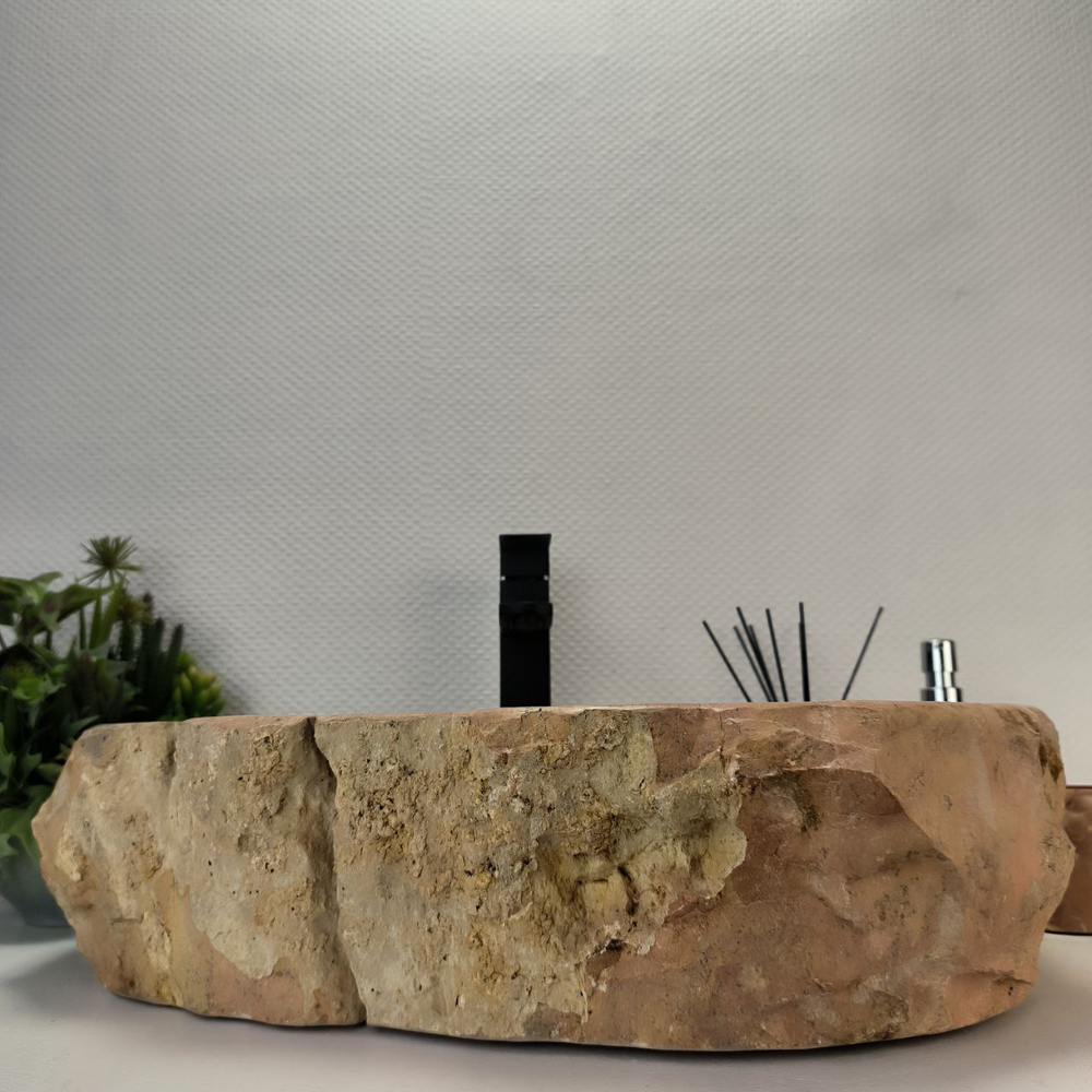 Раковина из мрамора Erozy Red EM-62793 56*44*15 12