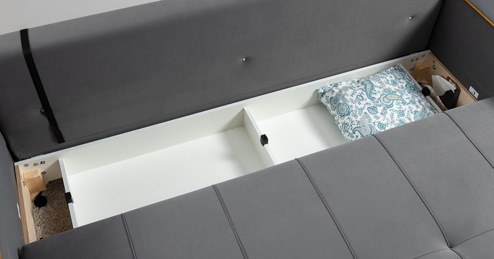 Диван кровать Черри, Серый