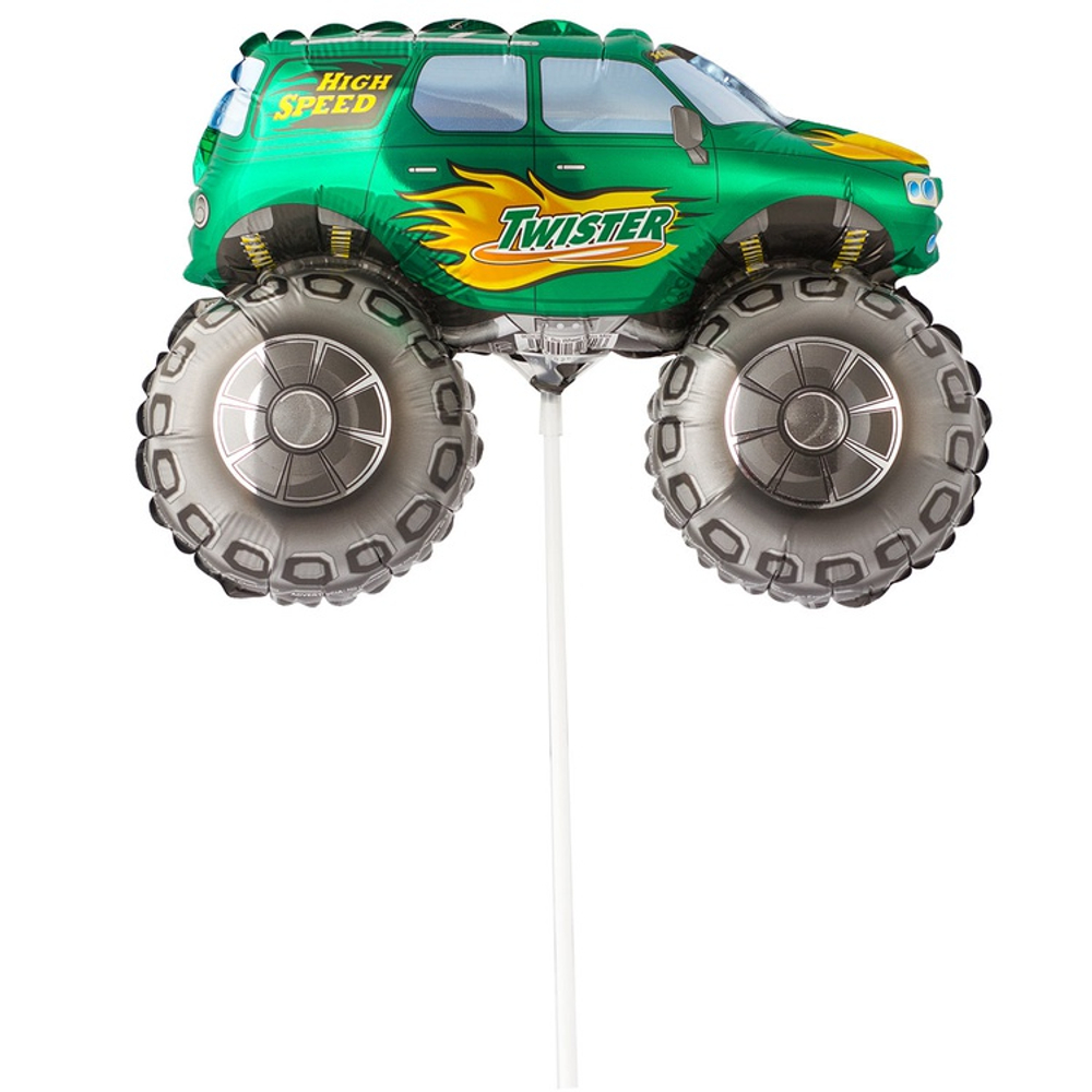 Шар Фольгированный Внедорожник зеленый (Зеленый)