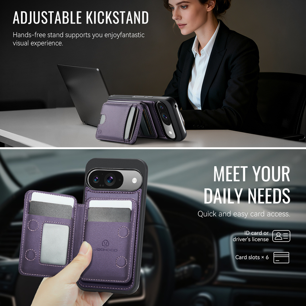 Чехол CaseMe Cardholder 2 in 1 Google Pixel 10/Pixel 10 Pro