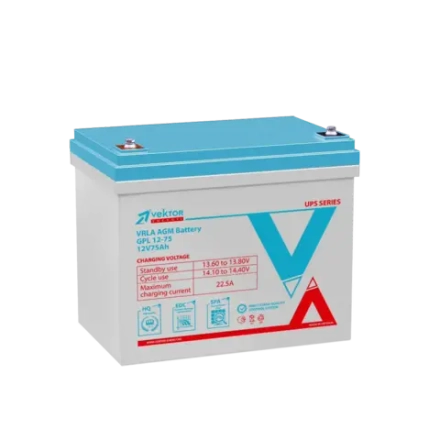 Аккумулятор VEKTOR ENERGY GPL 12-75