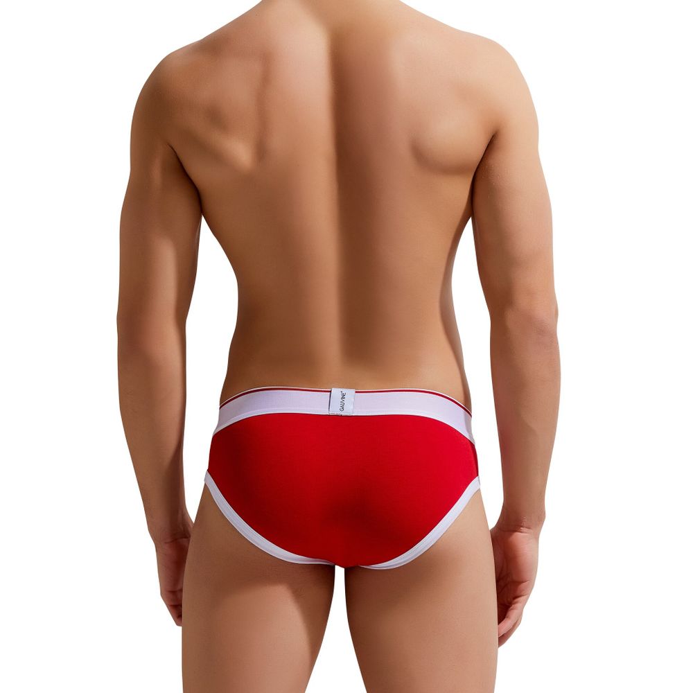 Мужские трусы брифы красные GAUVINE 2002