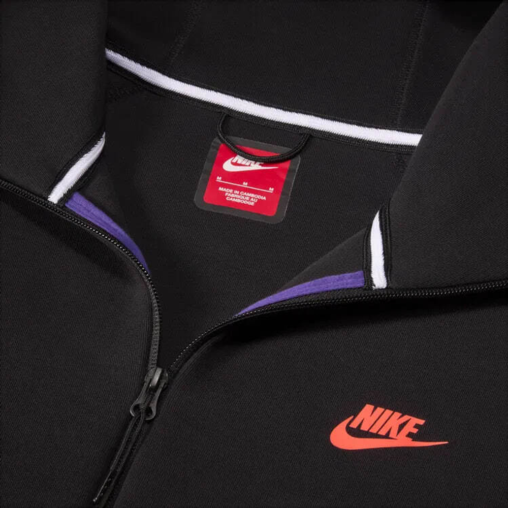 Зип Худи Nike Tech Fleece 2023 Black/Purple