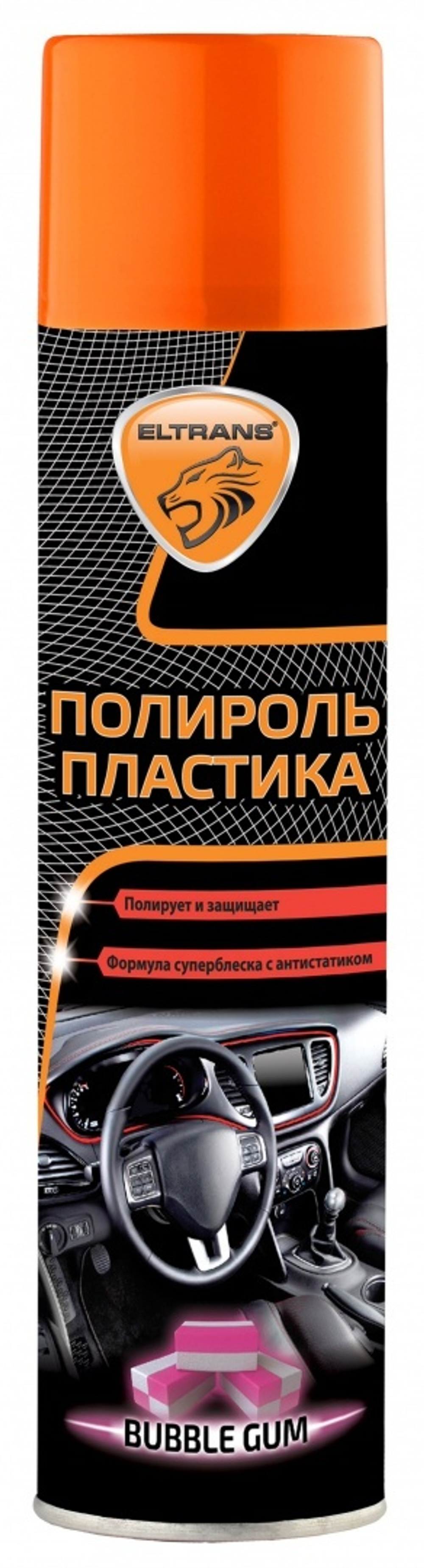 Полироль торпеды спрей Eltrans 400мл Бубль Гум [EL-0802.28] 47150