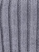 Шапка для девочки осенняя вязаная и снуд