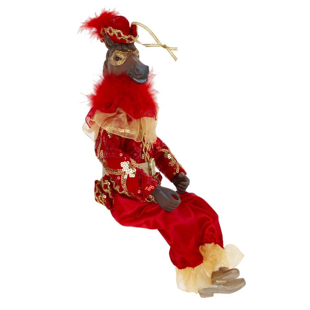 GAEM Игрушка набивная подвес "Лошадь", L13 W10 H37/22 см