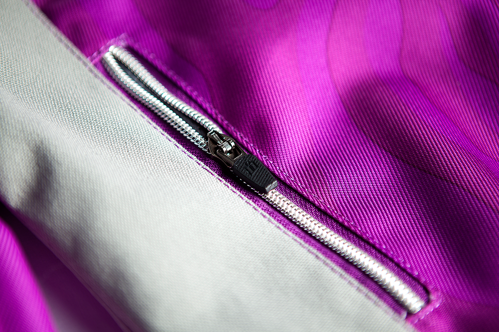 Мотокуртка - ICON HELLA 2 (женская, текстиль, фиолетовая)