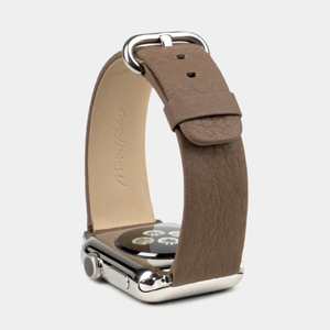 Ремешок для Apple Watch 44/45/46 mm из кожи теленка, цвета кофе
