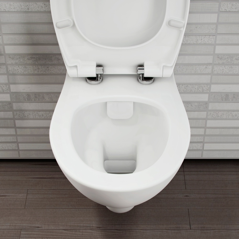 Комплект Vitra 9004B003-7202 подвесного безободкового унитаза S20 Rim-Ex с инсталляцией и кнопкой, сиденье микролифт