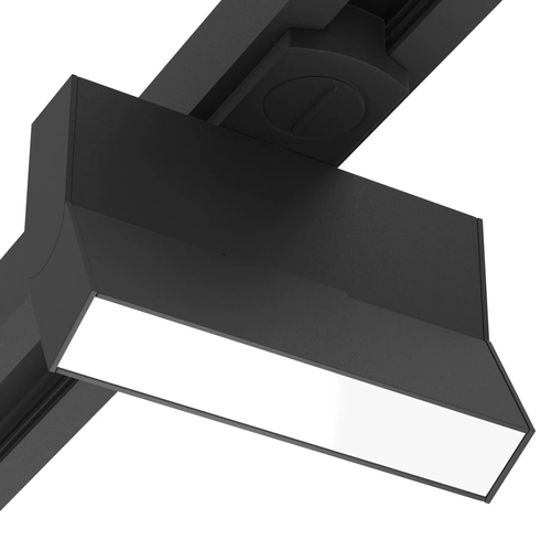 Трековый светильник BLB 6W 120° черный WW/3000К однофазный 2TRA