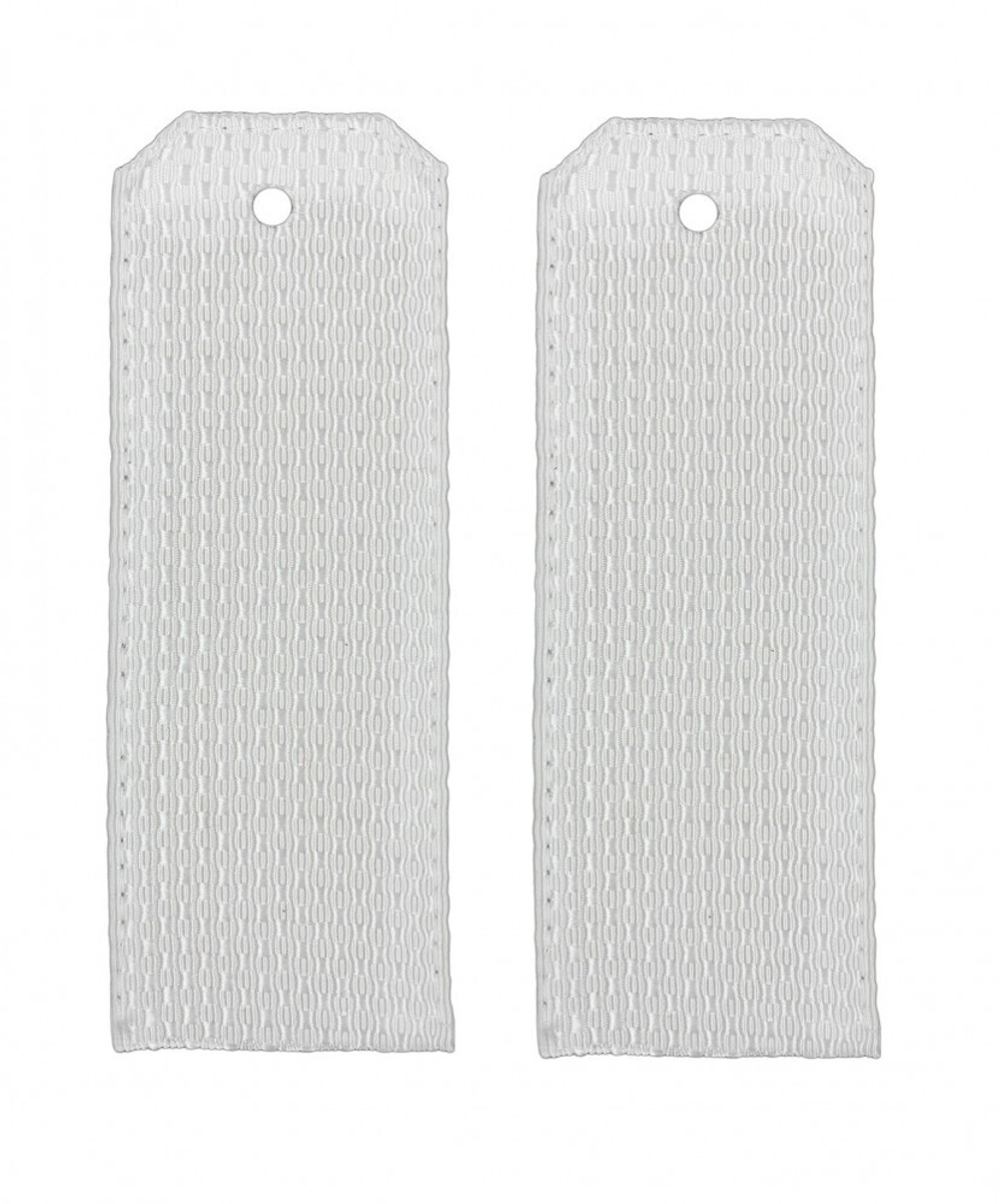 Погоны белые чистые без канта (Полиция )