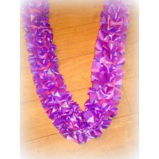 Лента на капот галочка атлас цвет: персик (ширина 19см) №548.224