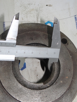 Планшайба (фланец) 130 мм резьба М45*4,5 (арт. 8406)