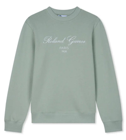 Мужская теннисная кофта Roland Garros Sporty Chic Titouan - зеленая