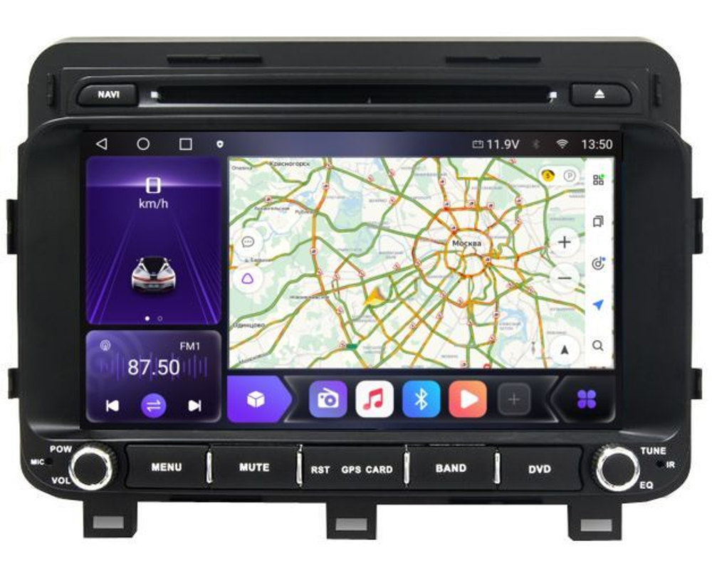 Магнитола для KIA Optima 3 2013-2015 TF - Carmedia KR-8083-S10 (кнопки, крутилки, CD/DVD) Android 10, ТОП Процессор, Carplay, 4G SIM-слот, 4/64ГБ