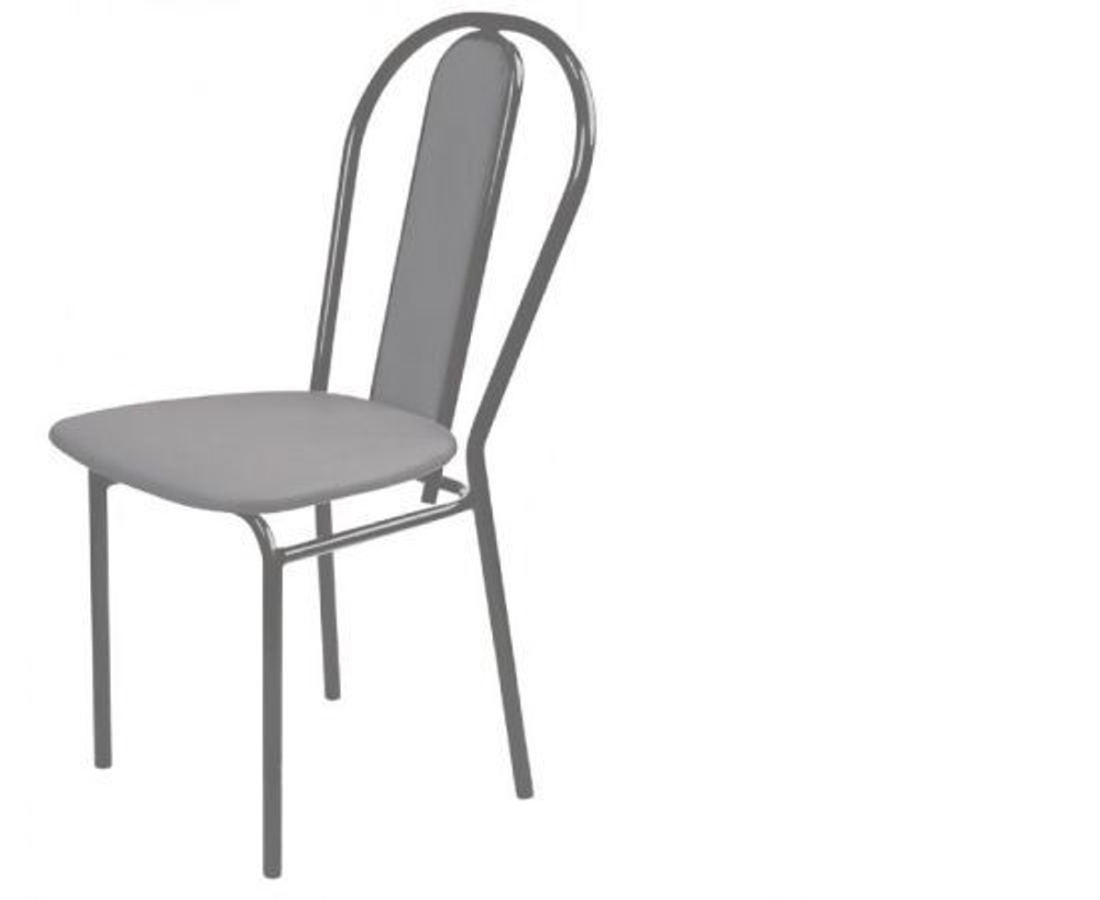 Стул для кухни Кухонный не складной Мебель со спинкой для дома NIKA Темно-серый АРТ СТ3-1/ТС