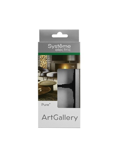 Рамка 2-м ArtGallery Pure метал. алюм. SE GAL312102