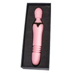 Двухсторонний многофункциональный вибростимулятор Fakel с функцией нагрева (Цвет: розовый)