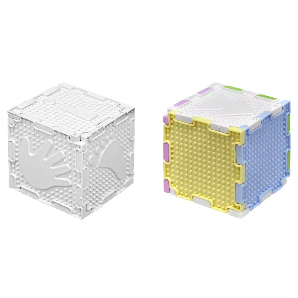 Кубики Ортодон. Модули пазлы 12 шт. 2 кубика