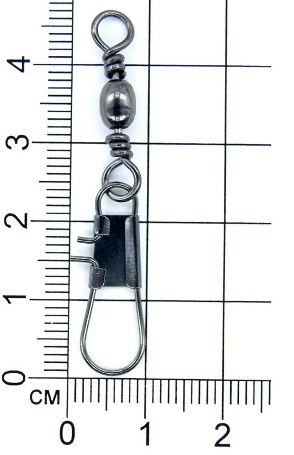 Вертлюг рыболовный  с карабином Mikado With Interlock Snap BN