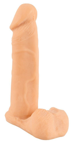 Фаллоимитатор Nature Skin Dildo Real Dong - 20 см. (Цвет: телесный)
