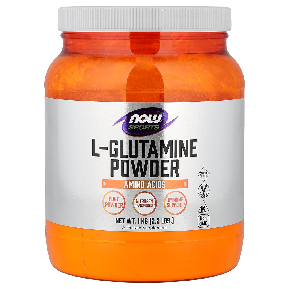 NOW Foods, Sports, L-Glutamine Powder, 2,2 фунта (1 кг)