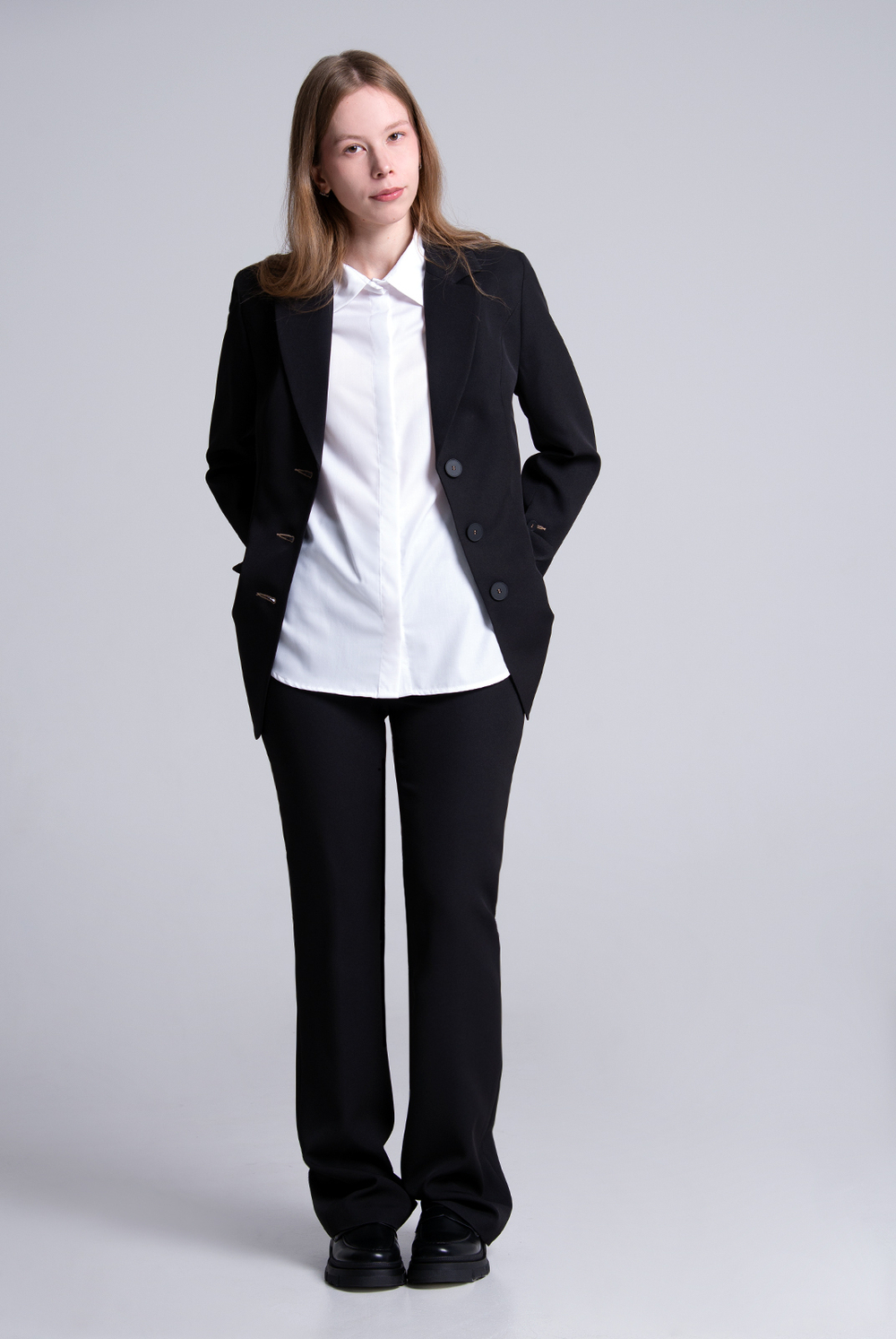 Жакет женский 4659А, черный #89Чер044659А