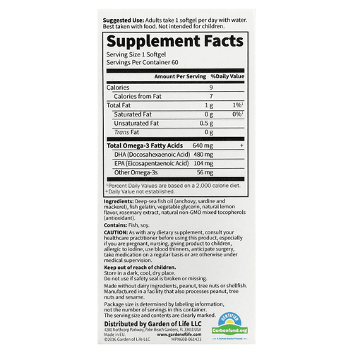 Minami Nutrition, Supercritical Prenatal, рыбий жир омега-3 со вкусом лимона, 60 мягких желатиновых капсул