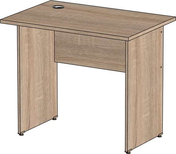 Стол письменный Стандарт Про дуб сонома