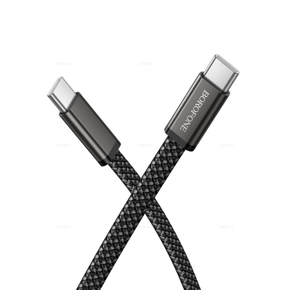 Кабель Type-C на Type-C 60W Borofone BX124 (black)