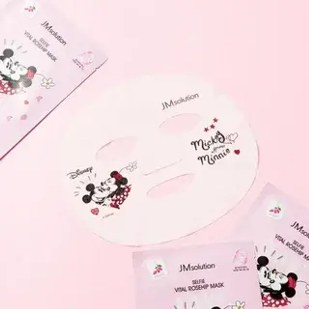Тканевая маска с экстрактом шиповника JMSolution Disney Collection Selfie Vital Rosehip Mask