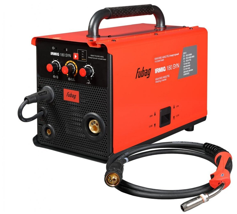 Сварочный полуавтомат Fubag IRMIG 180 SYN TIG, MIG/MAG, MMA