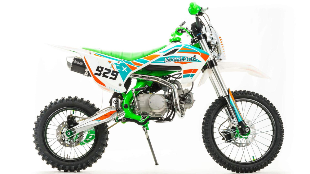Питбайк Motoland TCX125 E 17/14 зеленый