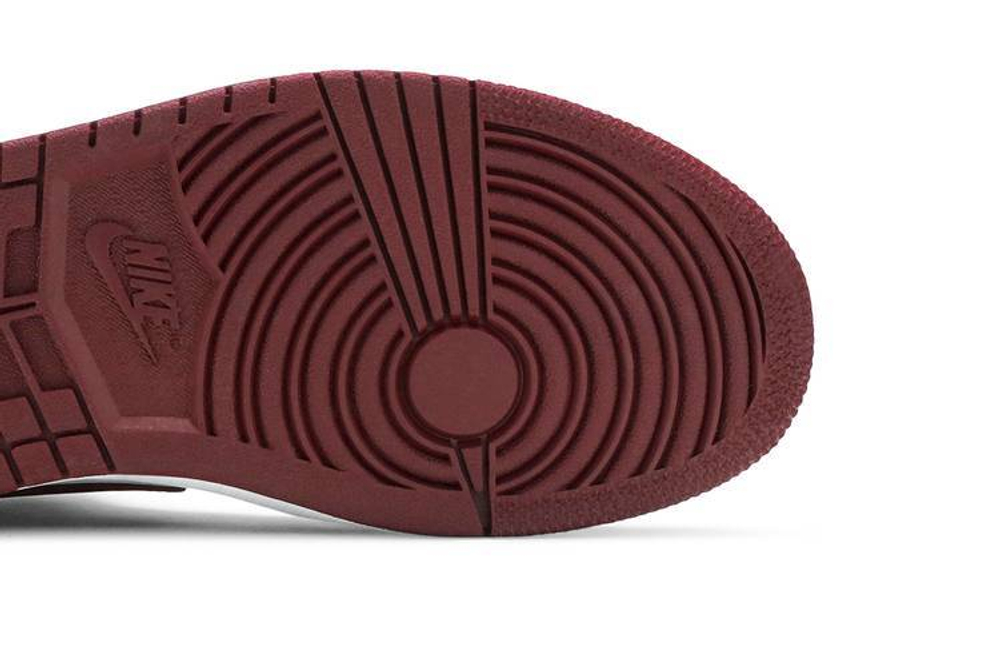 Кроссовки Jordan Air Jordan 1 Mid "Maroon" (Женская размерная сетка)